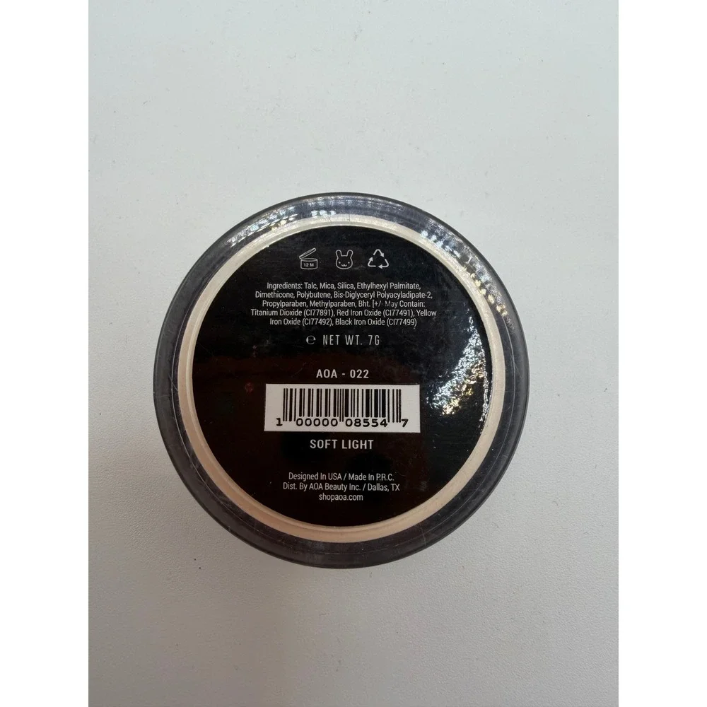 AOA Studio Perfect Setting Powder Soft Light 7g Loose Face Powder Matte Finish